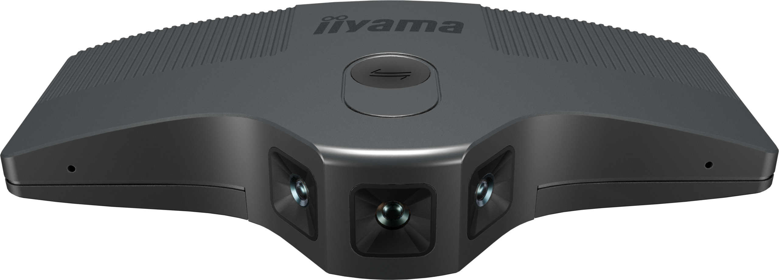 IIYAMA Panorama-Webcam UC CAM180UM-1 for Business, 4K UHD, 12 Megapixel,  180° Sichtfeld (FoV), USB-C, Mikrofone, Wandhalterung, Schwarz