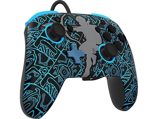 PDP Switch Rematch Glow - The Legend of Zelda: Link - Controller (Blau)