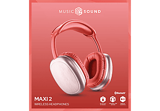 CELLULARLINE Music Sound 2 Maxi Bluetooth Kulak Üstü Kulaklık Kırmzı_2