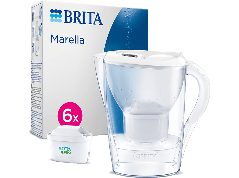 BRITA Jarra filtrante Style azul 2,4L - 3 filtros MAXTRA PRO para hasta  tres meses de
