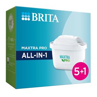 Recambio de filtros - Brita Maxtra PRO All-in-1, Pack de 6, Para Brita y Brita Flow, Blanco