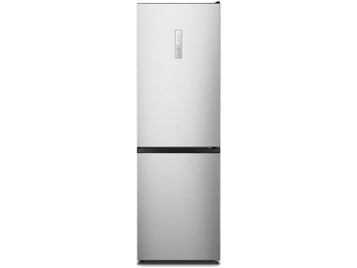 Frigorífico combi - Hisense RB390N4CCD, No Fros, Alto 186 cm, Circulación dinámica, Gris