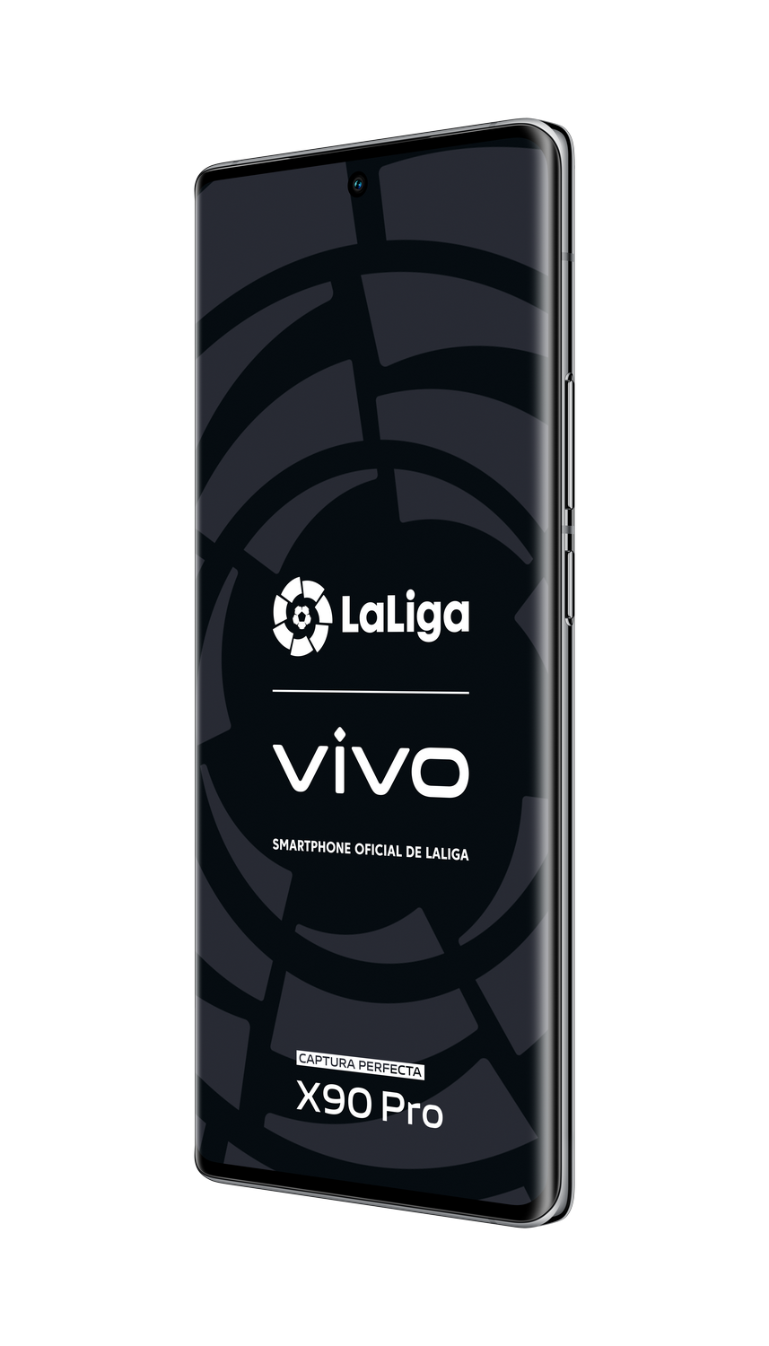 Un teléfono inteligente con el logo de LaLiga.