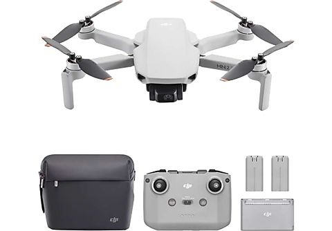 Mini Drone  DJI Mini 2 SE Fly More Combo, Cámara integrada, Vídeo 2.7K,  Hasta 10 km, Autonomía 31 min, Blanco