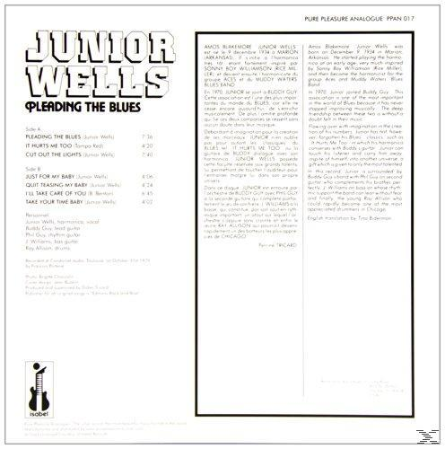 Album borító számlistával és információkkal a Junior Wells előadóról.