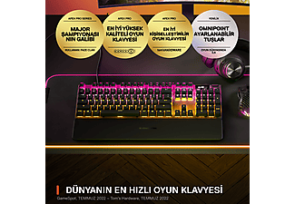 STEELSERIES Apex Pro Mekanik USB Klavye Siyah_4