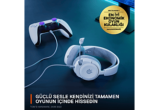 STEELSERIES Arctis Nova 1P Multi-System Oyuncu Kulak Üstü Kulaklık Beyaz_2