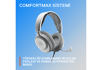 STEELSERIES Arctis Nova 1P Multi-System Oyuncu Kulak Üstü Kulaklık Beyaz_5