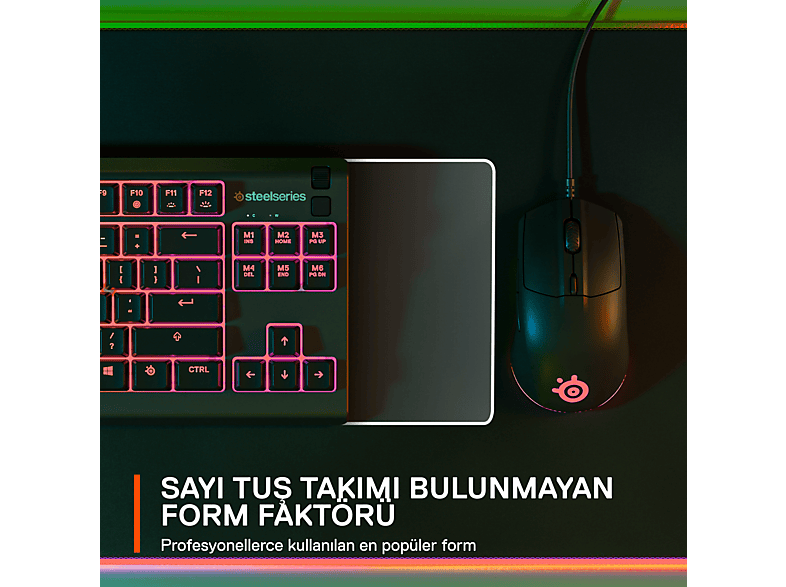 STEELSERIES Apex 3 TKL Gaming Klavye Siyah_6