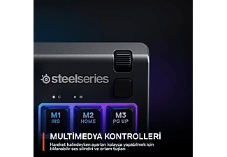 STEELSERIES Apex 3 TKL Gaming Klavye Siyah_9