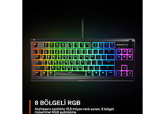 STEELSERIES Apex 3 TKL Gaming Klavye Siyah_10