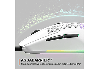 STEELSERIES Aerox 3 Snow Gaming Mouse Beyaz_8