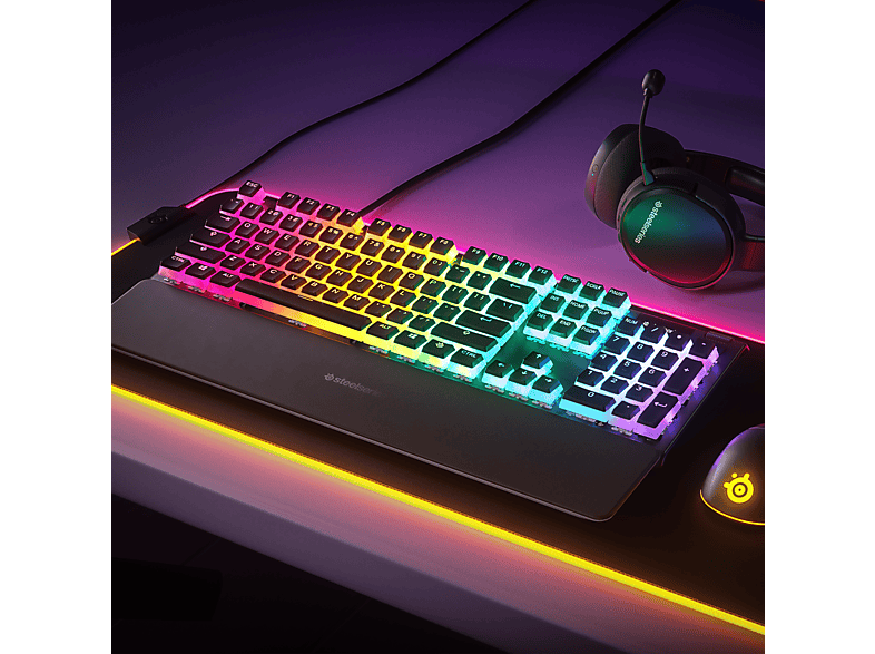 STEELSERIES PrismCaps UK Tuş Dizilimi Oyun Klavye Tuş Takımı Siyah_6