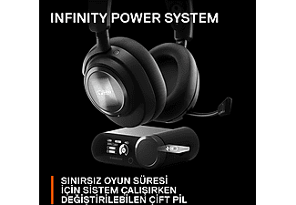 STEELSERIES Arctis Nova Pro Wireless Kablosuz Gaming Kulak Üstü Kulaklık Siyah_8