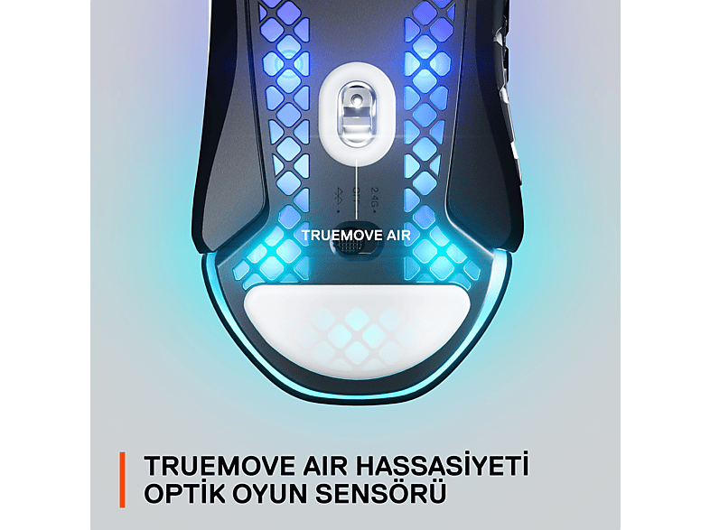 STEELSERIES Aerox 9 Ultra Hafif MOBA/MMO Kablosuz Oyuncu Mouse Siyah_11