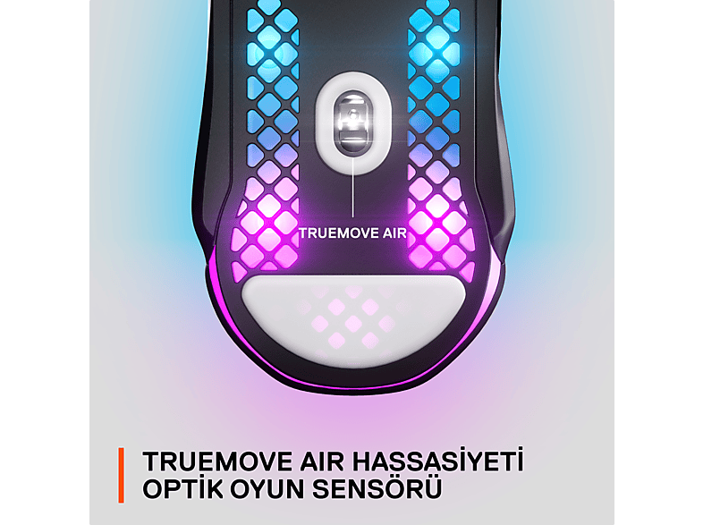 STEELSERIES Aerox 5 Siyah Ultra Hafif Oyuncu Mouse Siyah_9