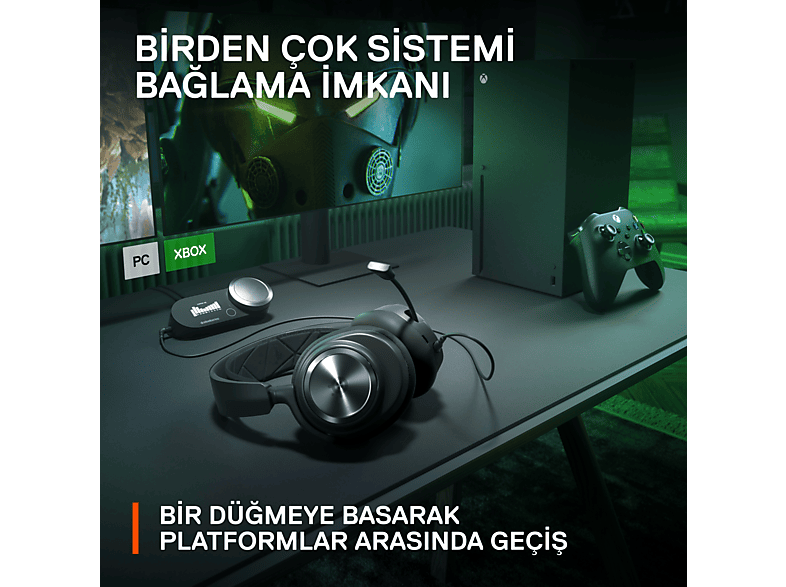 STEELSERIES Arctis Nova Pro Xbox Çok Sistemli Gaming Kablolu Kulak Üstü Kulaklık Siyah_9