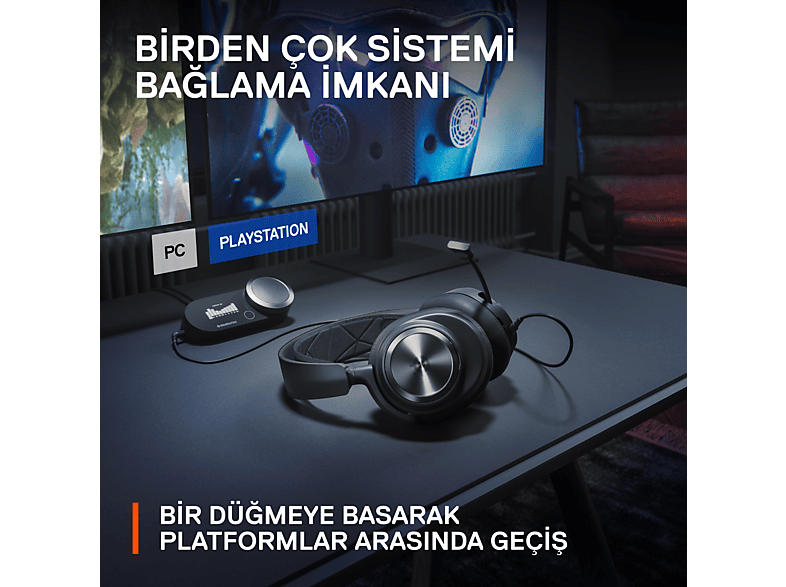 STEELSERIES Arctis Nova Pro Kablolu Oyuncu Kulak Üstü Kulaklık Siyah_9