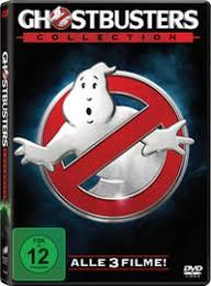 Ghostbusters Collection DVD mit Ghostbusters Logo und Bewertung auf dem Cover.