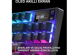 STEELSERIES Apex Pro TKL Wireless (2023) Mekanik Kablosuz Oyuncu Klavyesi Siyah_11