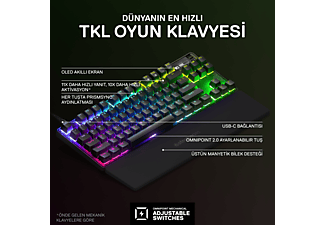 STEELSERIES Apex Pro TKL (2023) Mekanik Oyuncu Klavyesi Siyah_6