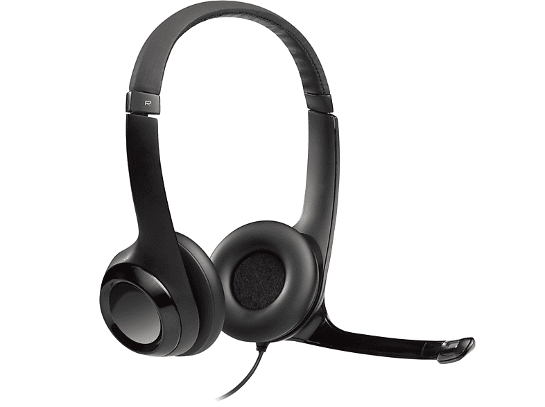 Logitech H390 Cuffie Pc, Grigio