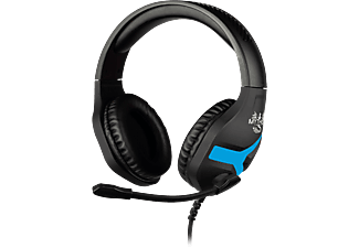 KÖNIX Mythics Nemesis PlayStation 4 vezetékes sztereó gaming headset, fekete / kék