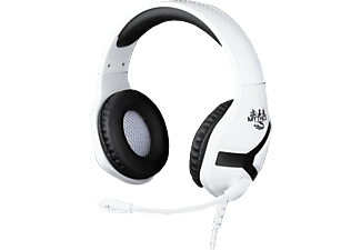 KÖNIX Mythics Nemesis PlayStation 5 vezetékes sztereó gaming headset, fehér / fekete