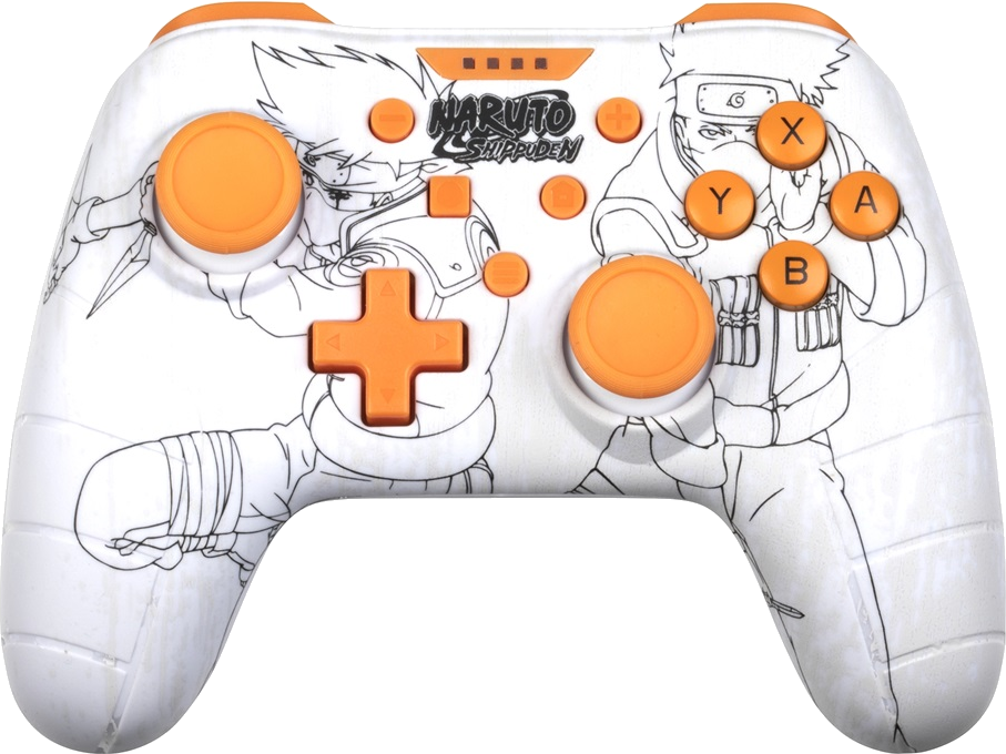 KÖNIX Naruto Shippuden - Nintendo Switch / PC vezetékes kontroller, fehér