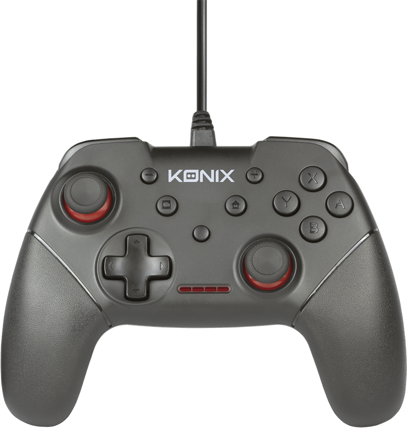 KÖNIX Mythics Nintendo Switch / PC vezetékes kontroller, fekete