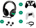 KÖNIX Mythics Xbox Series S/X gamer csomag, fekete / zöld