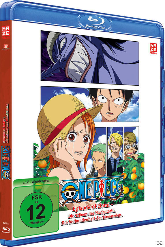 Blu-ray-Hülle von One Piece Anime mit Charakterillustrationen.