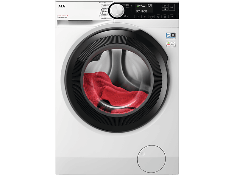 AEG LFR73864CE ProSteam elöltöltős gőzmosógép, 8 kg, 1600 f/p., WiFi, A