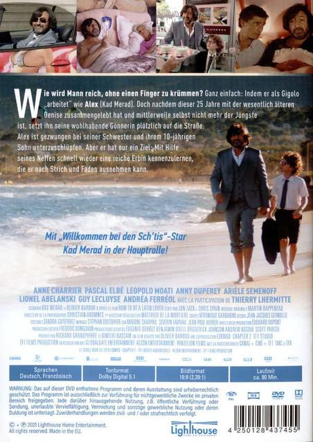 DVD-Cover für einen Film in einer Fremdsprache mit mehreren Bildern der Schauspieler.