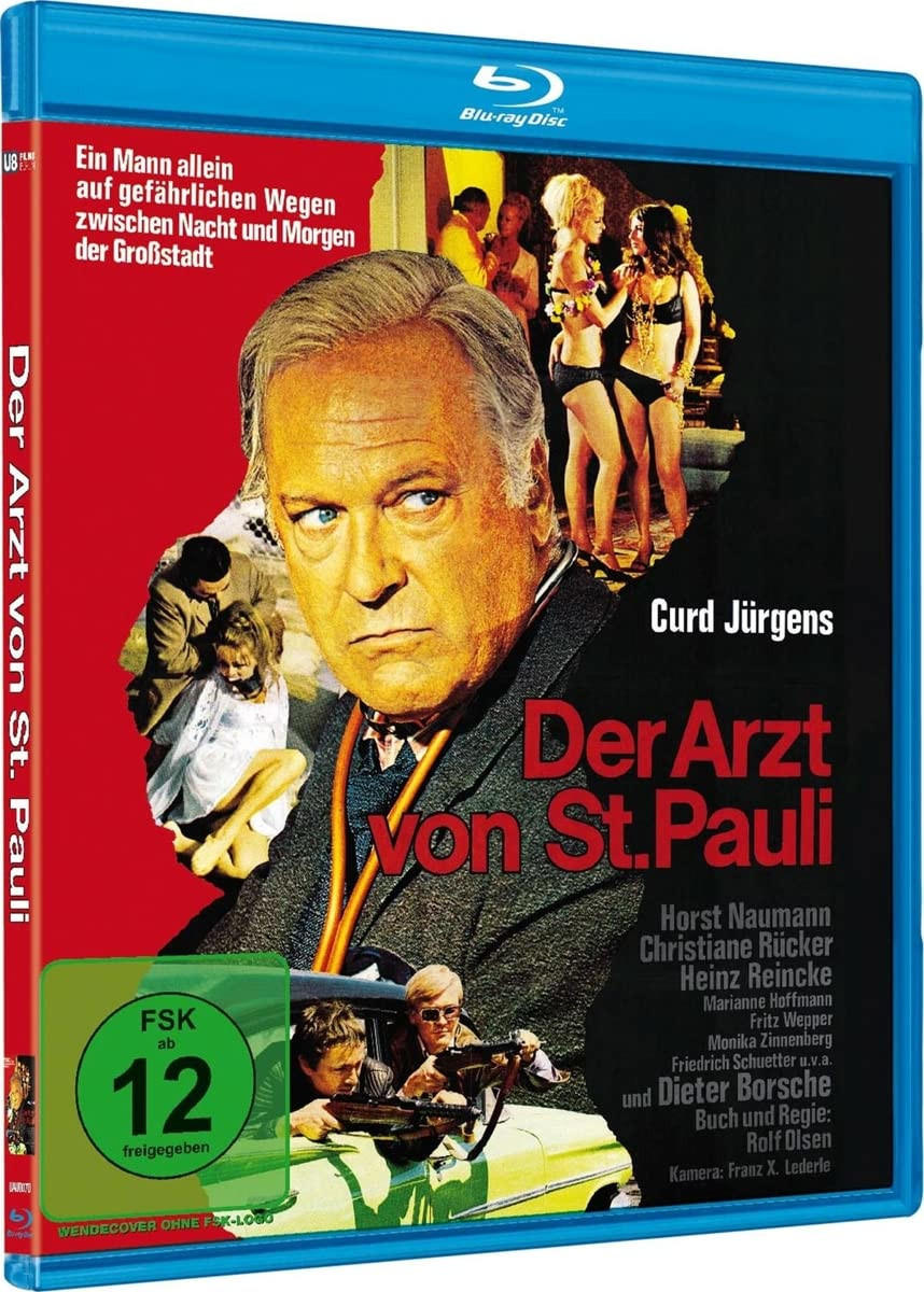 Blu-ray-Disc-Cover für Der Arzt von St. Pauli. Enthält Bilder von Personen und Text auf Deutsch.