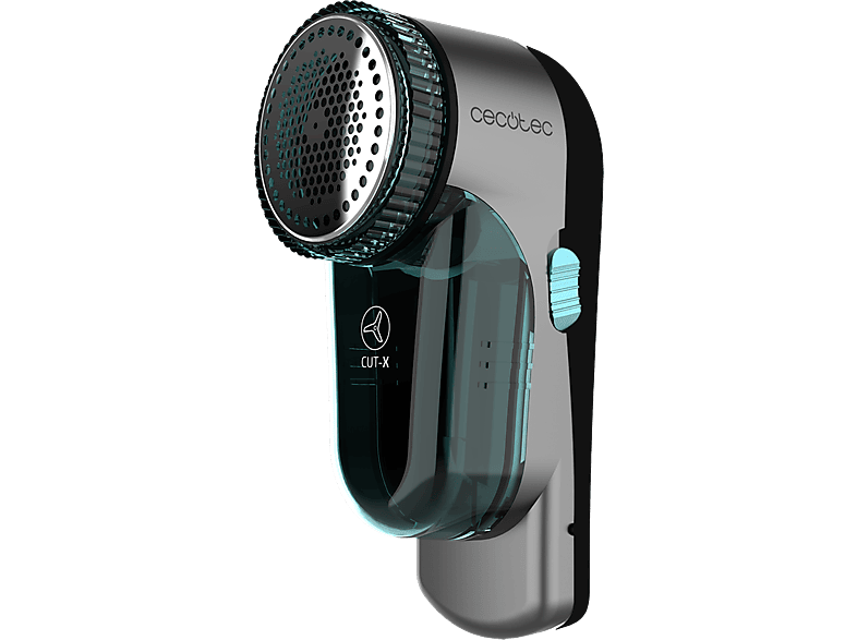 Quitapelusas - Cecotec Cut-X 4500 Textile, 45 min, 8800 rpm, Gran superficie 50 mm, Depósito de hilos, Carga USB, Dark