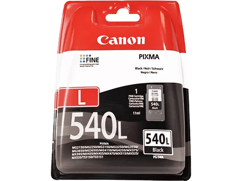 CANON PG-540L tintapatron, 11 ml, fekete (5224B001)