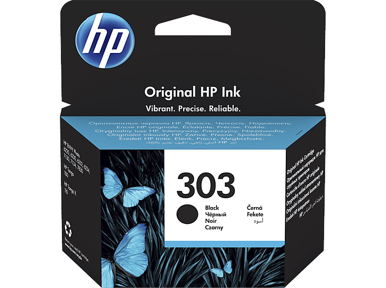 HP No.303 fekete eredeti tintapatron (T6N02AE)