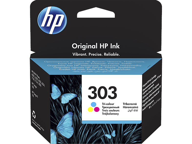 HP No.303 színes eredeti tintapatron (T6N01AE)