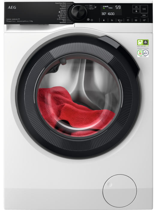 AEG LFR83966OE UniversalDose elöltöltős mosógép, 9 kg, 1600 f/p., WiFi, A