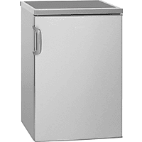 BOMANN VS 2195 Kühlschrank (D, 845 mm hoch, Edelstahl)