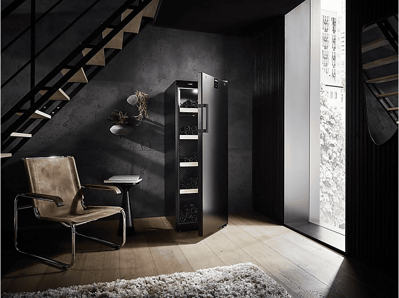 Liebherr WSbl 5001 GrandCru Weinlagerschrank (196 l, 97 kWh, EEK: E, Schwarz, Anzahl Flaschen: 196) — Foto 5 von 5
