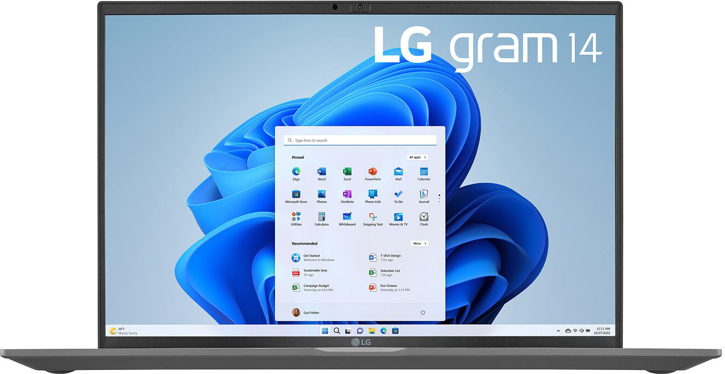 LG 14Z90R-G.AA79G gram - 14 Zoll - Intel® Core™ i7 i7-1360P (Evo) - 16 GB - 1 TB - Intel® Iris® Xᵉ - Windows 11 Home