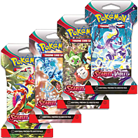 Juego - Magicbox Pokémon TCG: Scarlet & Violet Sleeved, Booster con 10 cartas, Aleatorio
