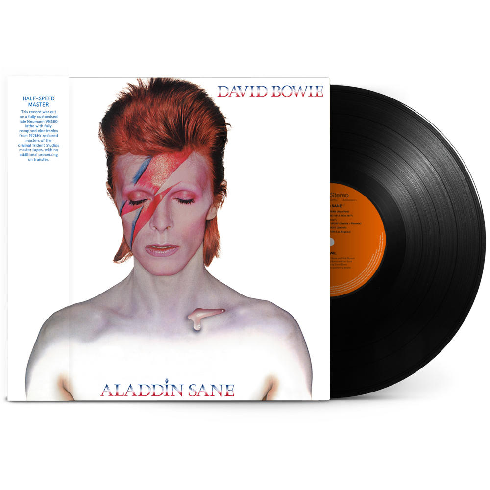 Bowie Aladdin Album Limitieres - Black David (2013 Sane Vinyl - Remastered) (Vinyl)