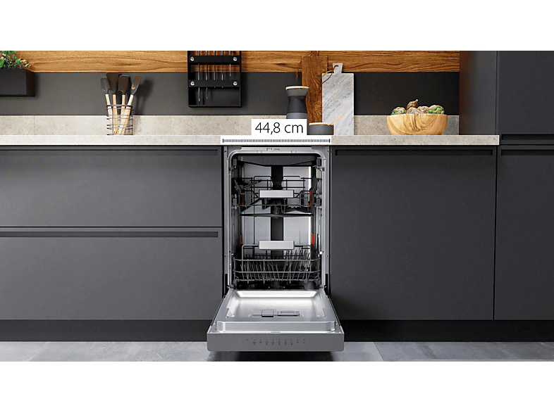 BAUKNECHT BSUO 3O33 PF X Geschirrspüler (unterbaufähig, 450 mm breit, 43 dB (A), D)