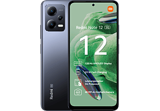 XIAOMI Redmi Note 12 5G - Smartphone (6.67 ", 128 GB, Onyx Gray)