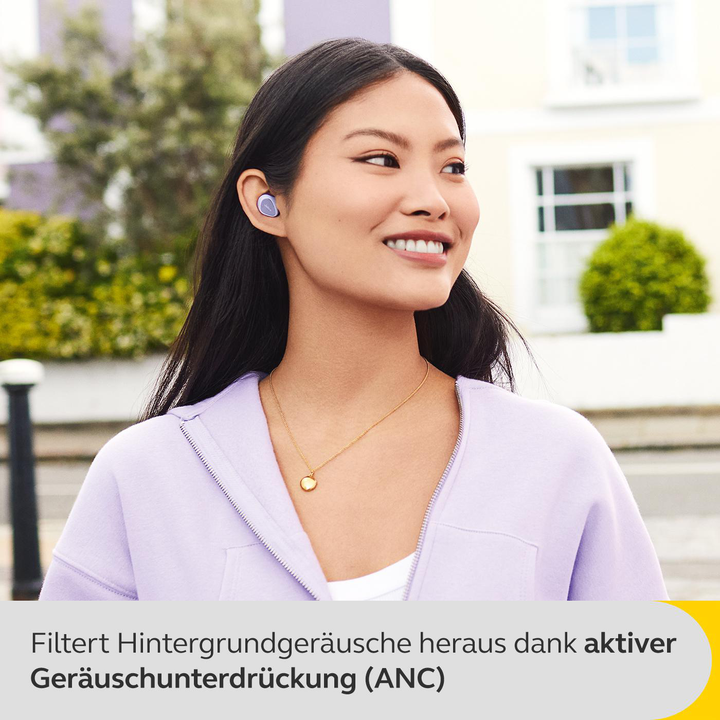JABRA Elite 4, mit ANC, In-ear Kopfhörer Bluetooth Lilac