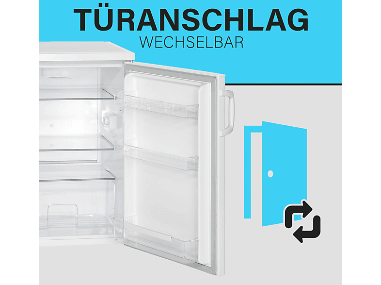 Thumbnail - BOMANN VS 2195.1 Kühlschrank (133 l, D, 845 mm hoch, Weiß)