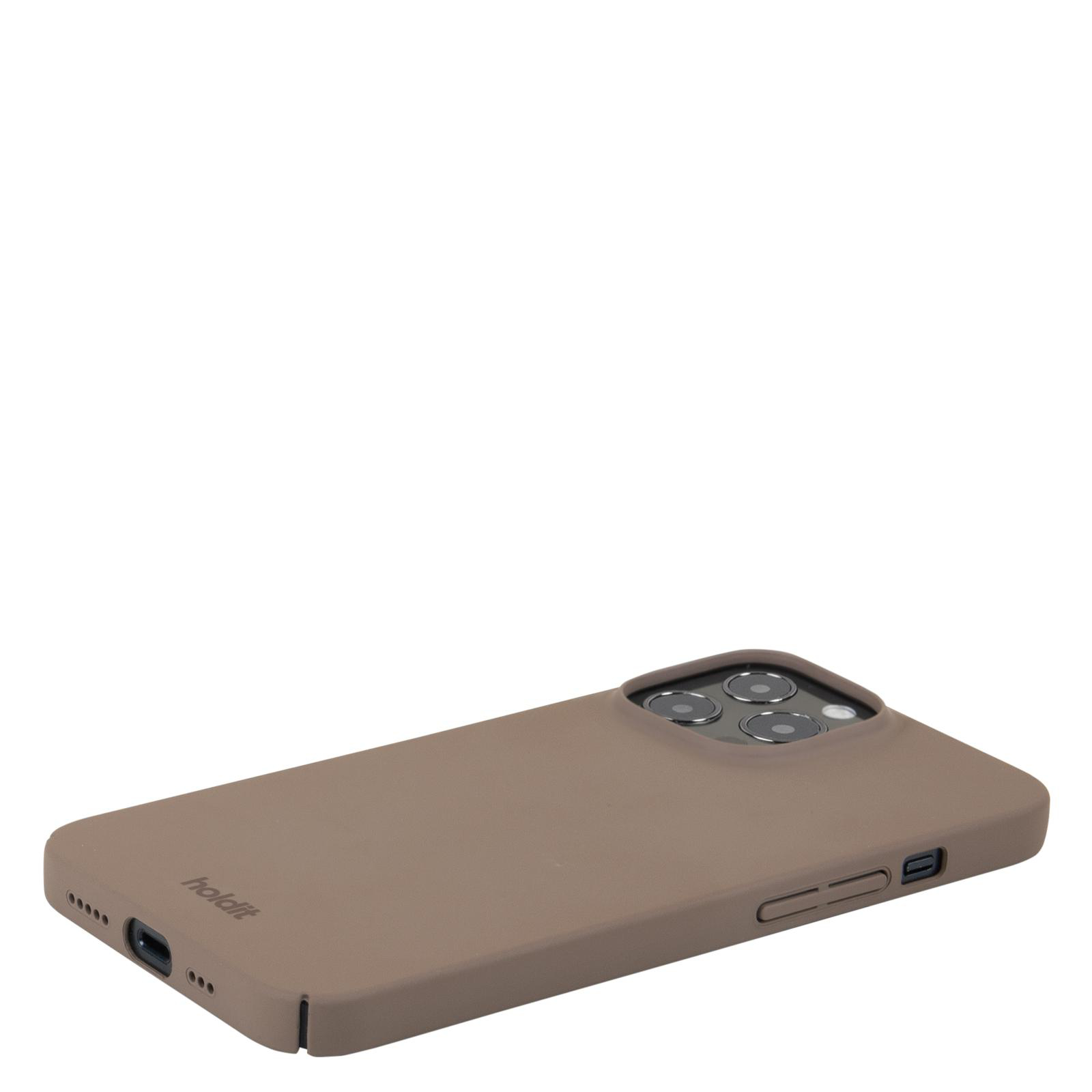 HOLDIT Slim Case, Backcover, Apple, iPhone 13 Pro, Mocha Brown